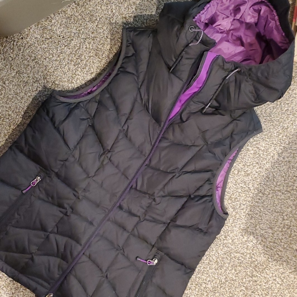 Lands End down vest